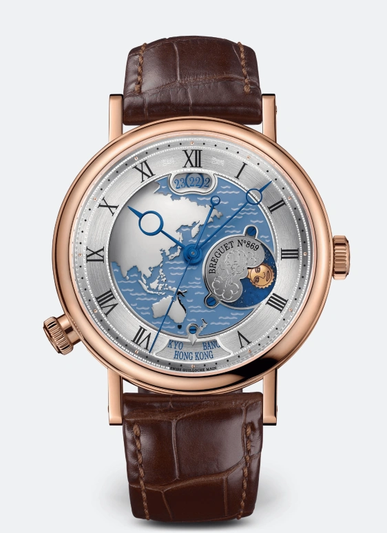 Breguet,Classique 43mm,43mm,Rose Gold,Blue,Automatic,Date,55hours,5717BR,5717BR/AS/9ZU