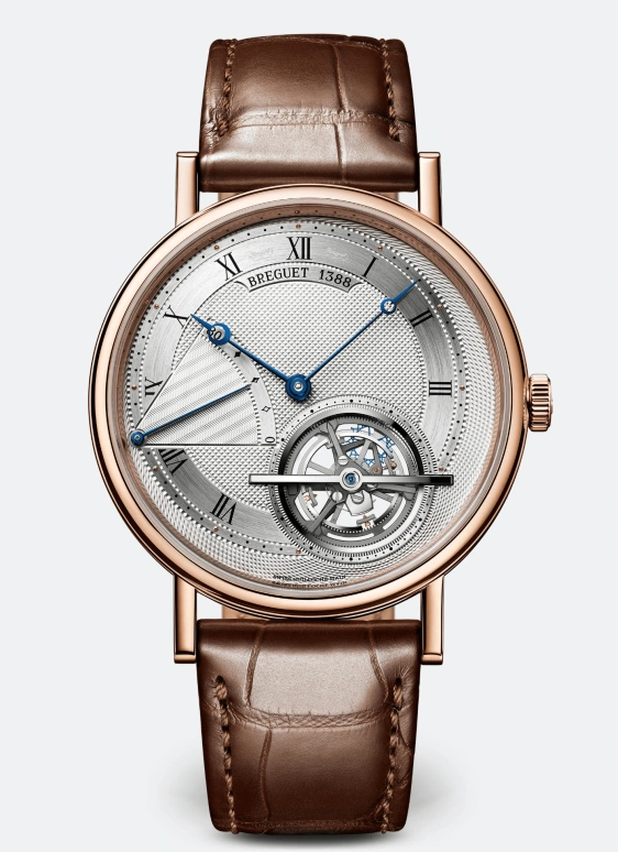 Breguet,Classique Complications 42mm,42mm,Rose Gold,Silver,Automatic,Power Reserve Indicator,Tourbillon,5377BR,5377BR/12/9WU