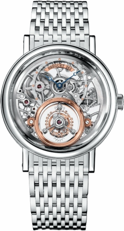 Breguet,Classique Complications 40mm,40mm,Platinum,Silver,Handwound,Tourbillon,Skeleton,5335PT,5335PT/42/PW0