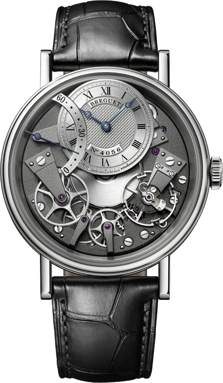 Breguet,Tradition 40mm,40mm,White Gold,Silver,Automatic,Power Reserve Indicator,50hours,7097BB,7097BB/G1/9WU