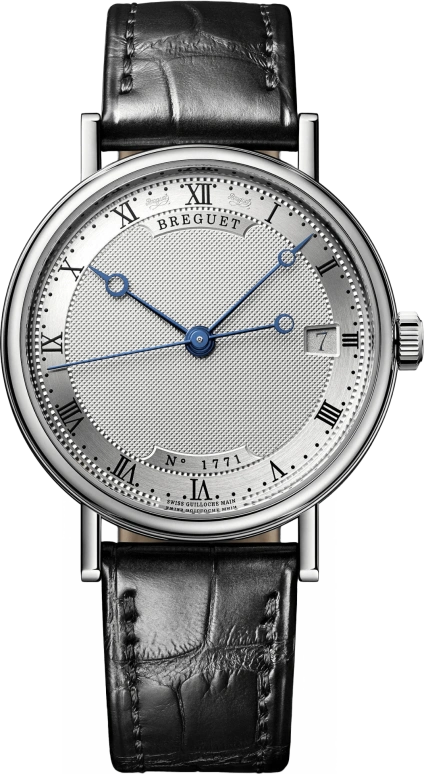 Breguet,Classique 33.50mm,33.50mm,White Gold,Silver,Automatic,Date,38hours,9067BB,9067BB/12/976