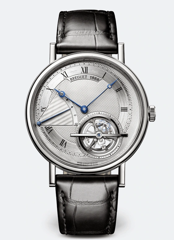 Breguet,Classique Complications 42mm,42mm,Platinum,Silver,Automatic,Power Reserve Indicator,Tourbillon,5377PT,5377PT/12/9WU