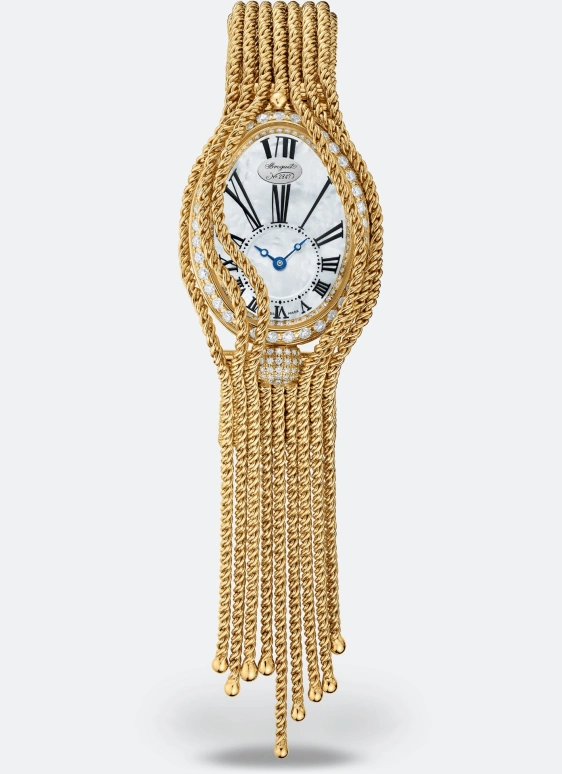 宝玑,那不勒斯王后 33x24.95毫米,33x24.95毫米,黄金,银白色,自动上弦,38小时,自制机芯,那不勒斯皇后,8928BA,8928BA/51/J60/DD0D