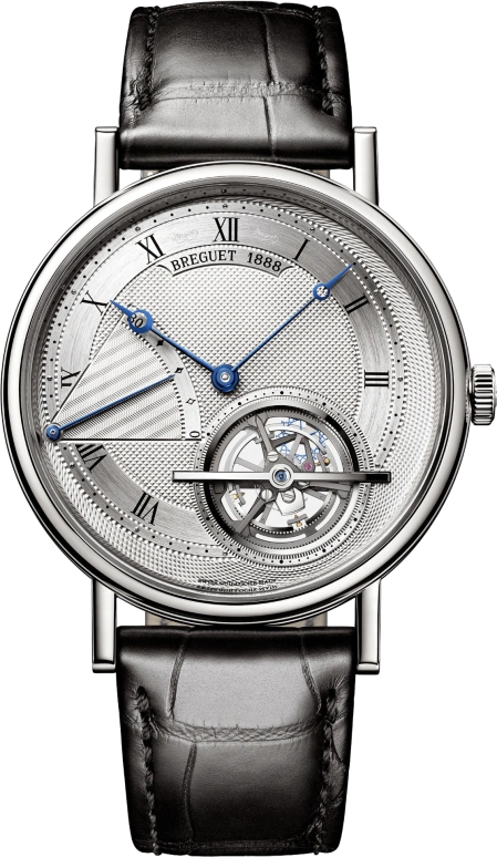 Breguet,Classique Complications 42mm,42mm,Platinum,Silver,Automatic,Power Reserve Indicator,Tourbillon,5377PT,5377PT/12/9WU