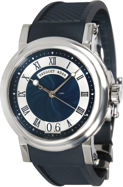 Breguet,Marine 39mm,39mm,Stainless Steel,Blue,Automatic,Big Date,65hours,5817ST,5817ST/Y2/5V8