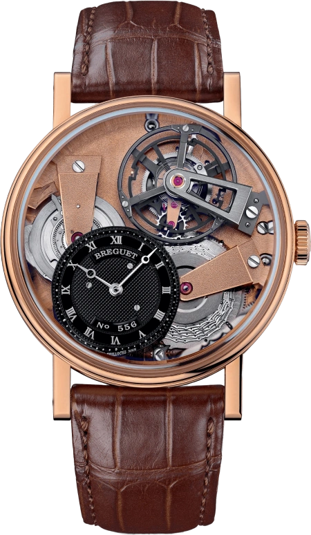 Breguet,Tradition 41mm,41mm,Rose Gold,Black,Handwound,Power Reserve Indicator,Tourbillon,7047BR,7047BR/R9/9ZU