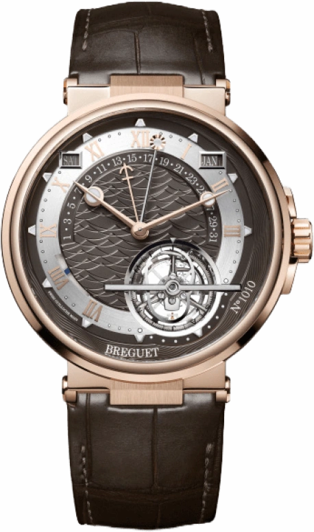 Breguet,Marine 43.90mm,43.90mm,Rose Gold,Brown,Silver,Automatic,Perpetual Calendar,Month,Date,Day,80hours,In-house Caliber,5887BR,5887BR/G2/9WV