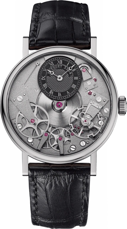 Breguet,Tradition 37mm,37mm,White Gold,Black,Silver,Handwound,Power Reserve Indicator,50hours,7027BB,7027BB/G9/9V6