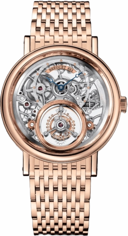 Breguet,Classique Complications 40mm,40mm,Rose Gold,Silver,Handwound,Tourbillon,Skeleton,5335BR,5335BR/42/RW0