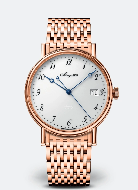 Breguet,Classique 38mm,38mm,Rose Gold,White,Automatic,Day,55hours,5177BR,5177BR/29/RV0