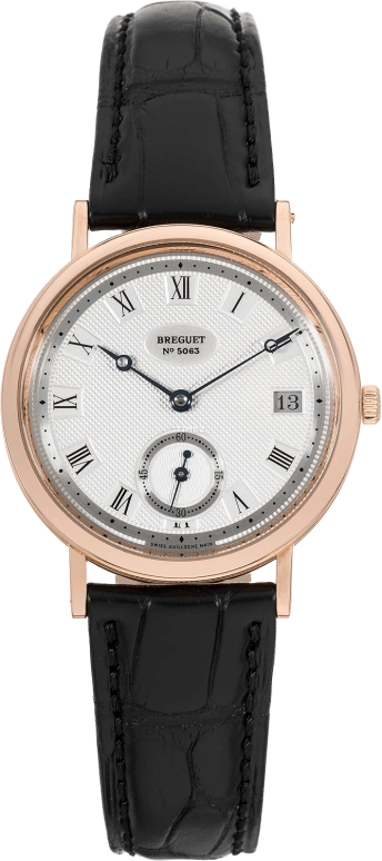 Breguet,Classique 34mm,34mm,Rose Gold,Silver,Silver White,Automatic,Day,95hours,5920BR,5920BR/15/984