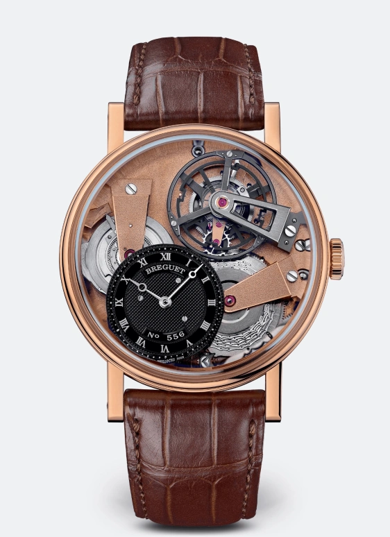 Breguet,Tradition 41mm,41mm,Rose Gold,Black,Handwound,Power Reserve Indicator,Tourbillon,7047BR,7047BR/R9/9ZU