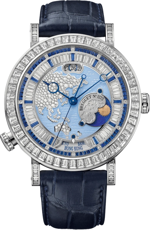 Breguet,Classique 46mm,46mm,Platinum,Blue,Automatic,Date,55hours,5719PT,5719PT/AS/9ZV/DD0D