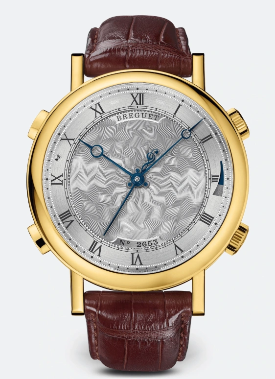 Breguet,Classique 48mm,48mm,Yellow Gold,Silver,Automatic,Power Reserve Indicator,Music Box,Alarm,7800BA,7800BA/11/9YV