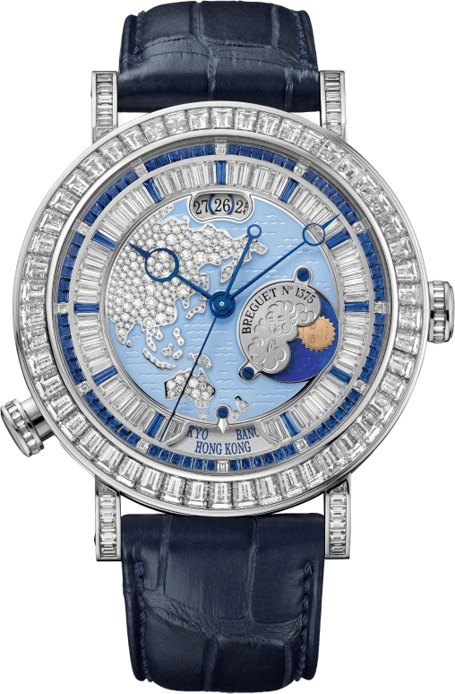 Breguet,Classique 46mm,46mm,Platinum,Blue,Automatic,Date,55hours,5719PT,5719PT/AS/9ZV/DD0D