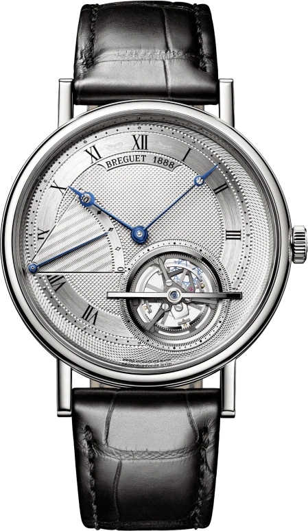 Breguet,Classique Complications 42mm,42mm,Platinum,Silver,Automatic,Power Reserve Indicator,Tourbillon,5377PT,5377PT/12/9WU