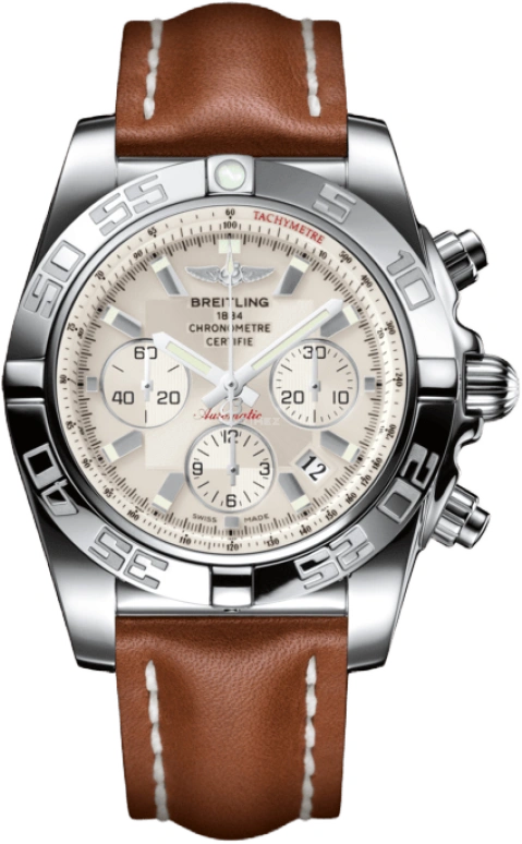 Breitling,Chronomat 44mm,44mm,Stainless Steel,Silver,Automatic,Chronograph,Day,Column Wheel,AB011012,AB011012/G684/433X