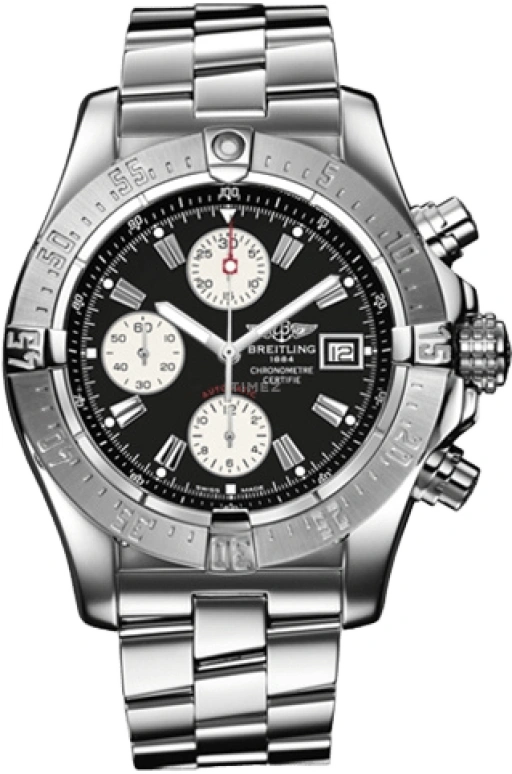 Breitling,Avenger 45.40mm,45.40mm,Stainless Steel,Black,Automatic,Chronograph,Date,Compass,A1338012,A1338012/B995/132A