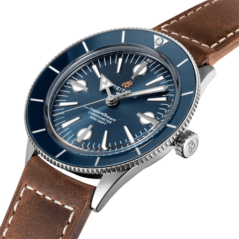 Breitling,Superocean Heritage 42mm,42mm,Stainless Steel,Blue,Automatic,42hours,In-house Caliber,A10370161C1X1