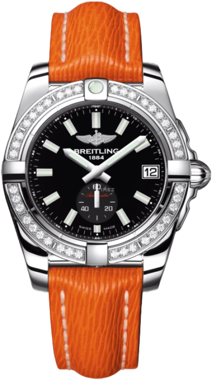 Breitling,Galactic 36mm,36mm,Stainless Steel,Black,Automatic,Day,42hours,A3733053,A3733053/BE77/217X/A16BA.1