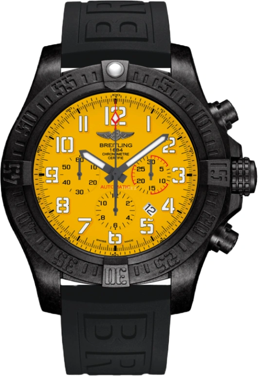 Breitling,Avenger 50mm,50mm,Titaplast,Yellow,Automatic,Chronograph,Date,Column Wheel,XB0170E41I1S2