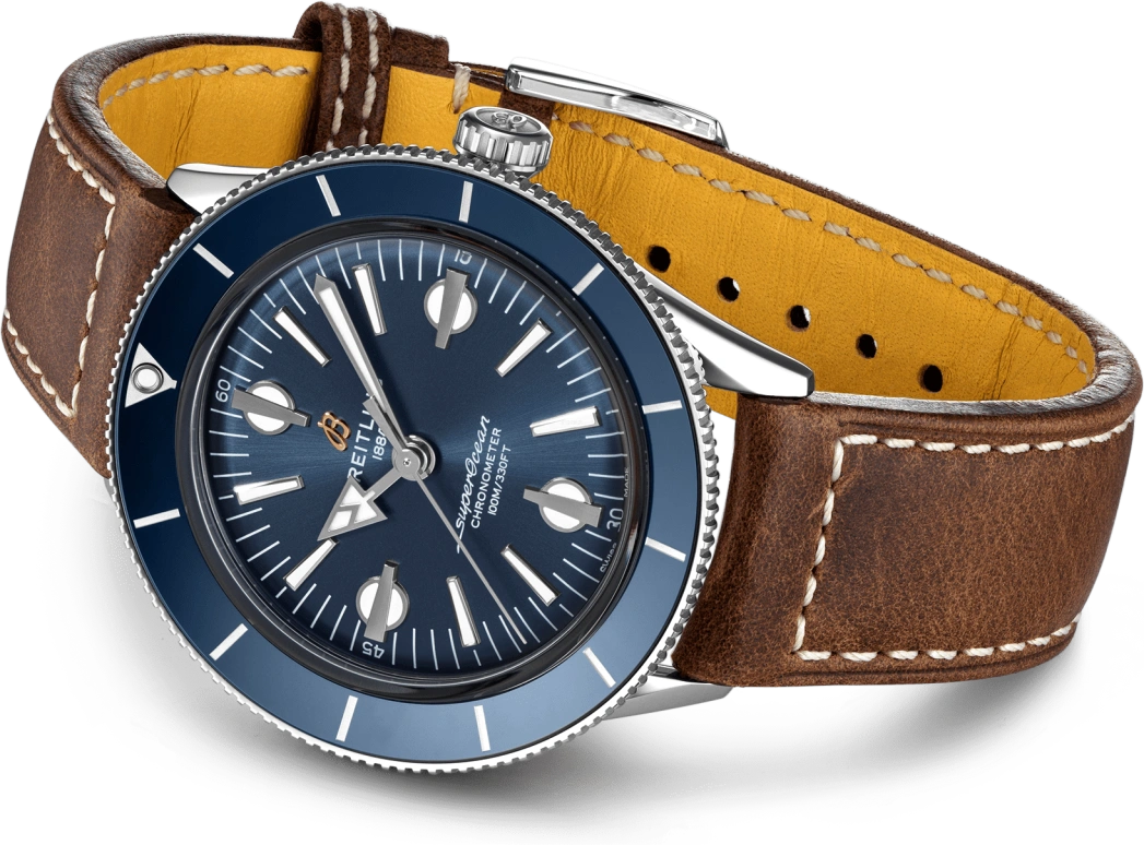 Breitling,Superocean Heritage 42mm,42mm,Stainless Steel,Blue,Automatic,42hours,In-house Caliber,A10370161C1X1