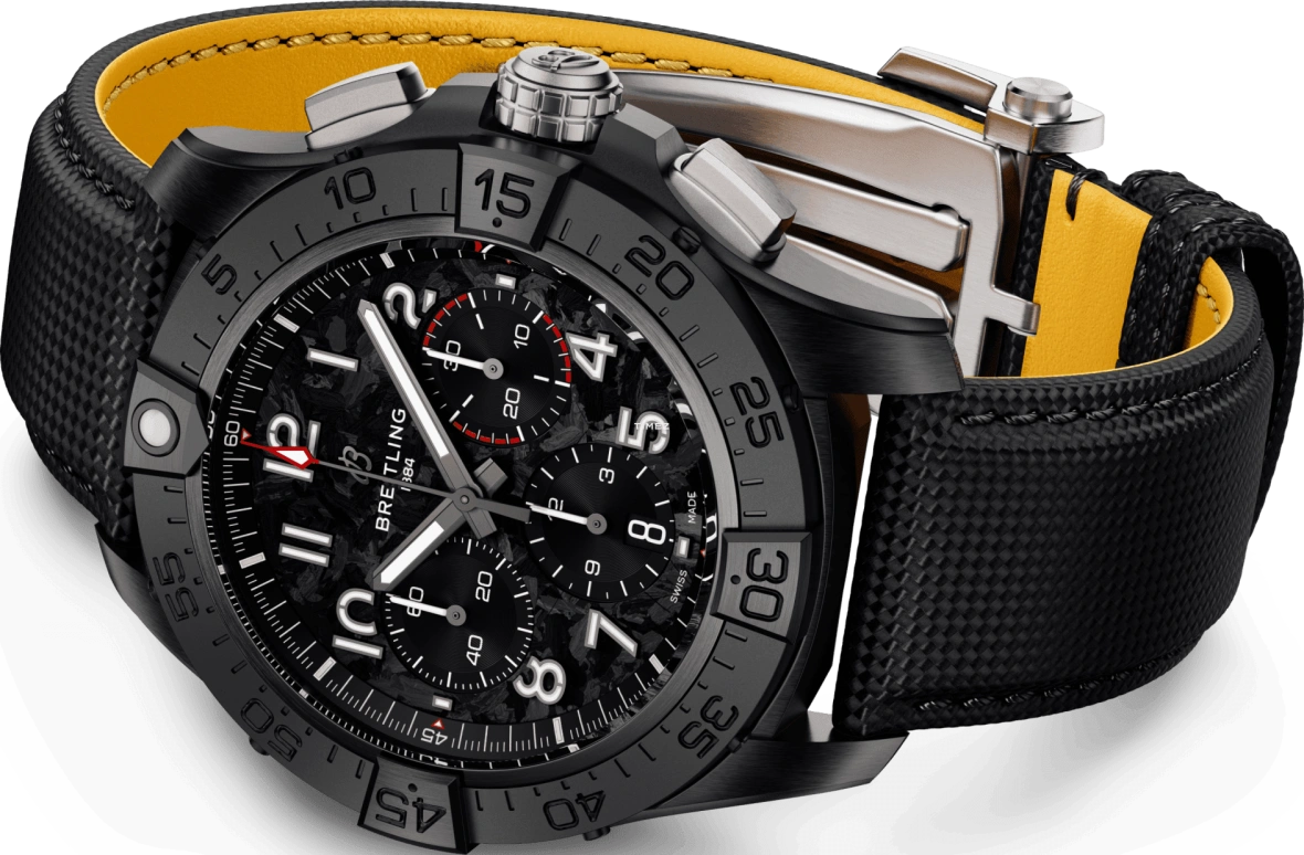 Breitling,Avenger 44mm,44mm,Ceramic,Black,Automatic,Chronograph,Day,SB0147101B1X1