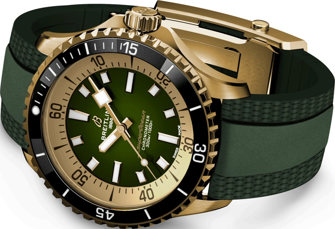 Breitling,Superocean ,Bronze,Green,Automatic,40hours,In-house Caliber,N17375201L1S1