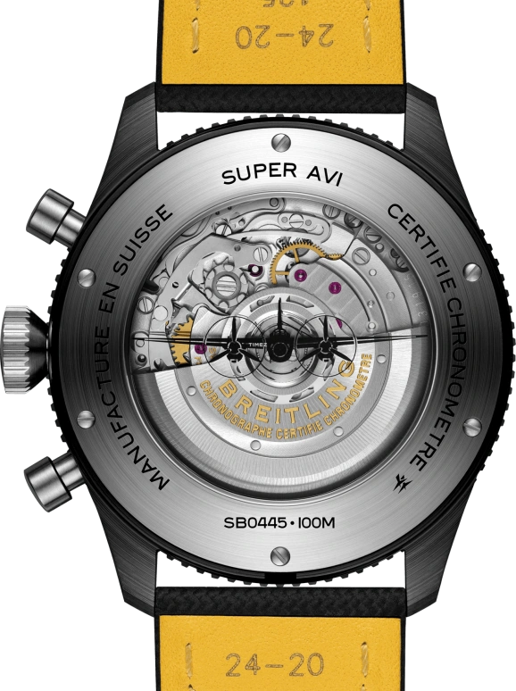 Breitling,Other 46mm,46mm,Ceramic,Black,Automatic,Chronograph,Day,Dule Time,SB04451A1B1X1