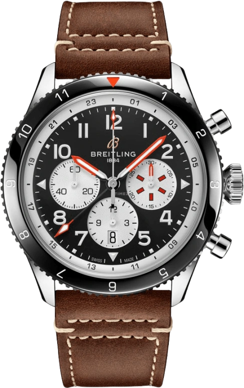Breitling,Aviatior 8 46mm,46mm,Ceramic,Stainless Steel,Black,Automatic,Chronograph,Day,Dule Time,YB04451A1B1X1