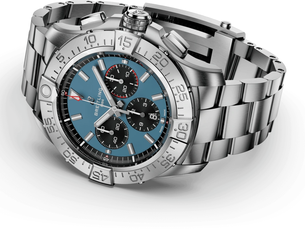 Breitling,Avenger 46mm,46mm,Titanium,Blue,Black,Automatic,Chronograph,Day,EB0148101C1E1