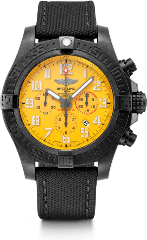 Breitling,Avenger 50mm,50mm,Titaplast,Yellow,Automatic,Chronograph,Date,Column Wheel,XB0170E41I1W1