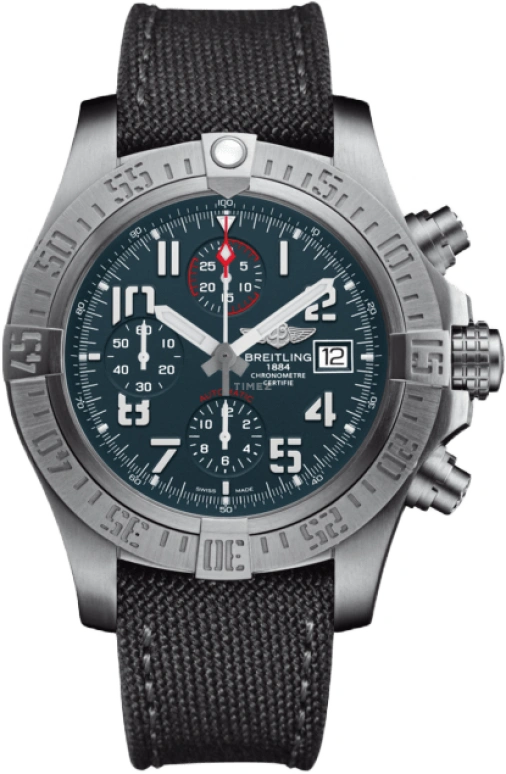 Breitling,Avenger 45mm,45mm,Titanium,Grey,Automatic,Chronograph,Date,Compass,E13383101M2W1