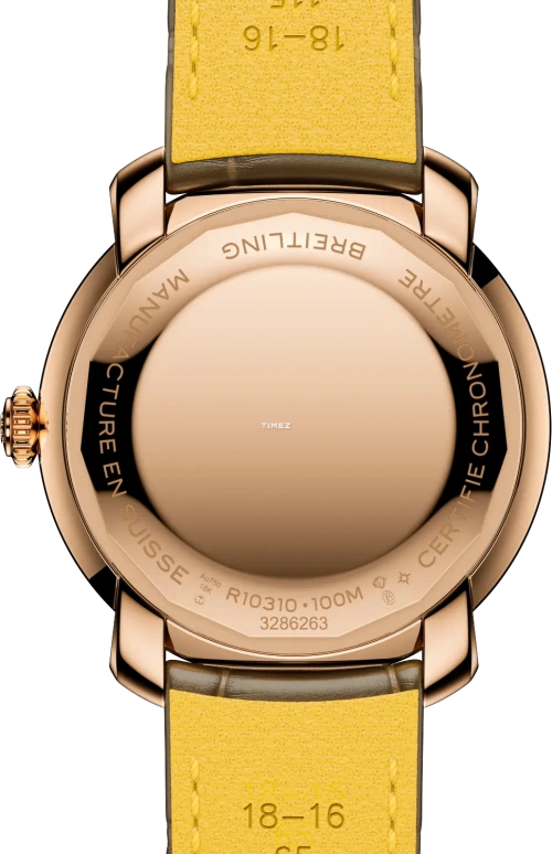 百年灵,璞雅 36毫米,36毫米,玫瑰金,棕色,自动上弦,42小时,自制机芯,R10310121Q1P1