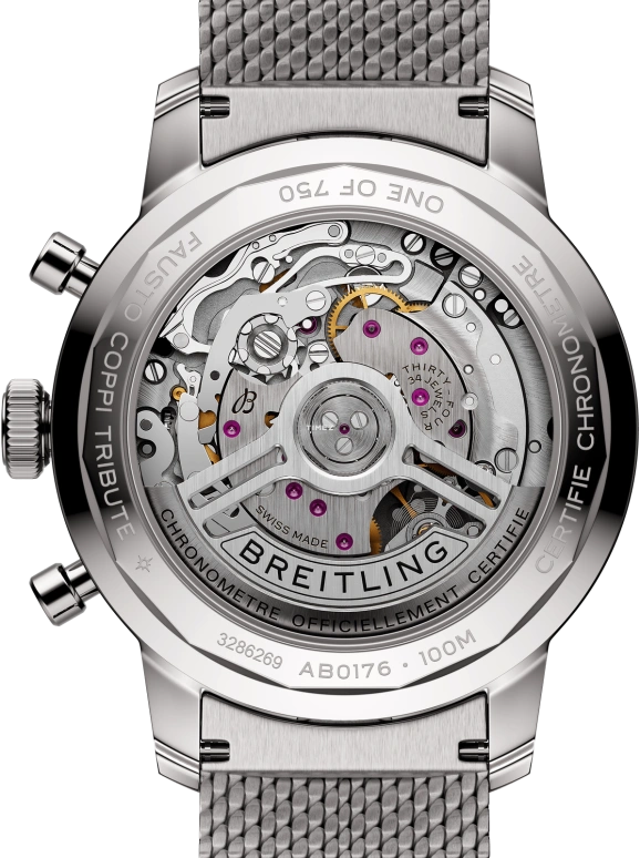 Breitling,Top Time 41mm,41mm,Stainless Steel,Silver,Green,Automatic,Chronograph,70hours,AB01768A1A1A1