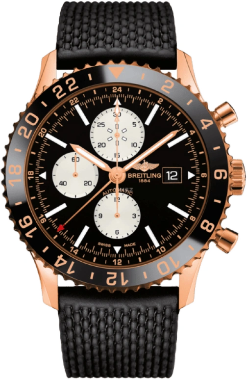 Breitling,Chronoliner 46mm,46mm,Ceramic,Red Gold,Black,Automatic,Chronograph,Date,R2431212,R2431212/BE83/256S