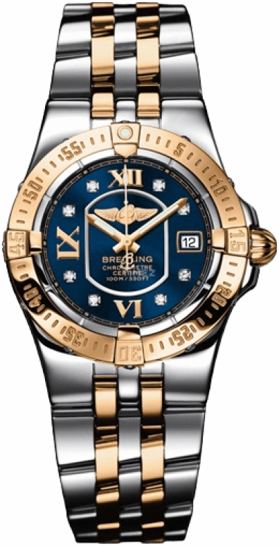 Breitling,Windrider 30mm,30mm,Rose Gold,Stainless Steel,Blue,Quartz,Day,26280hours,C7134012,C7134012/C772