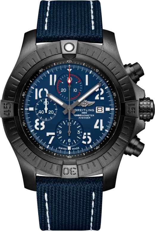 Breitling,Avenger 48mm,48mm,Titanium,Blue,Automatic,Chronograph,Date,Compass,V13375101C1X2