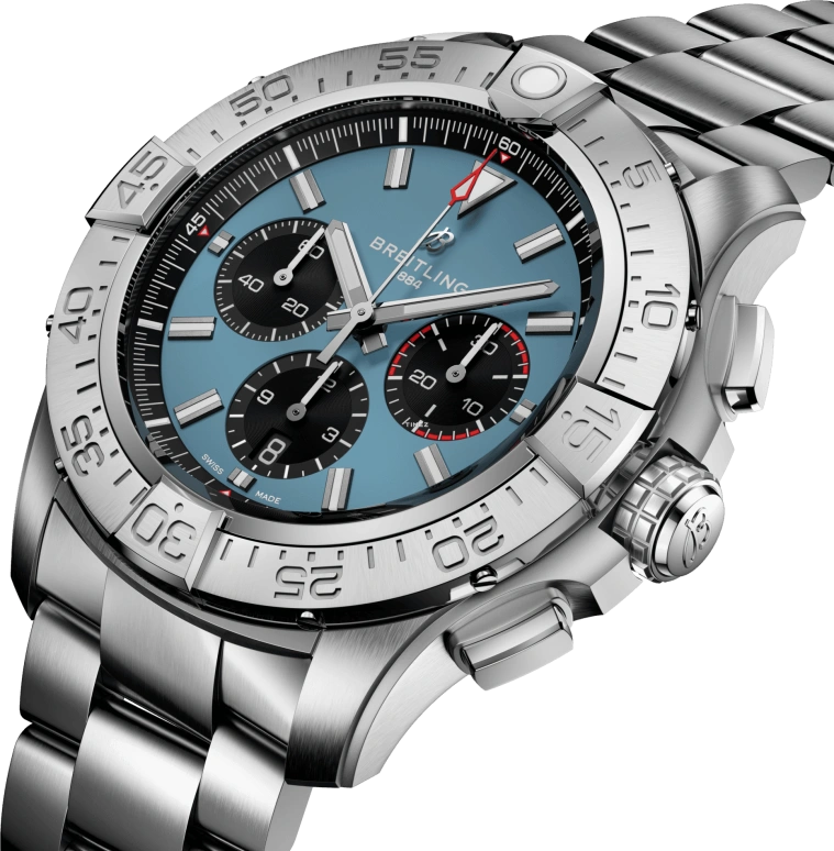Breitling,Avenger 46mm,46mm,Titanium,Blue,Black,Automatic,Chronograph,Day,EB0148101C1E1