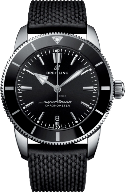 Breitling,Superocean Heritage 44mm,44mm,Stainless Steel,Black,Automatic,Day,70hours,AB2030121B1S1