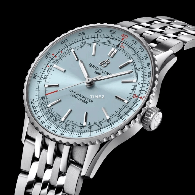 Breitling,Navitimer 41mm,41mm,Stainless Steel,Blue,Automatic,Sapphire,Crystal Glass,Round,A17329171C1A1
