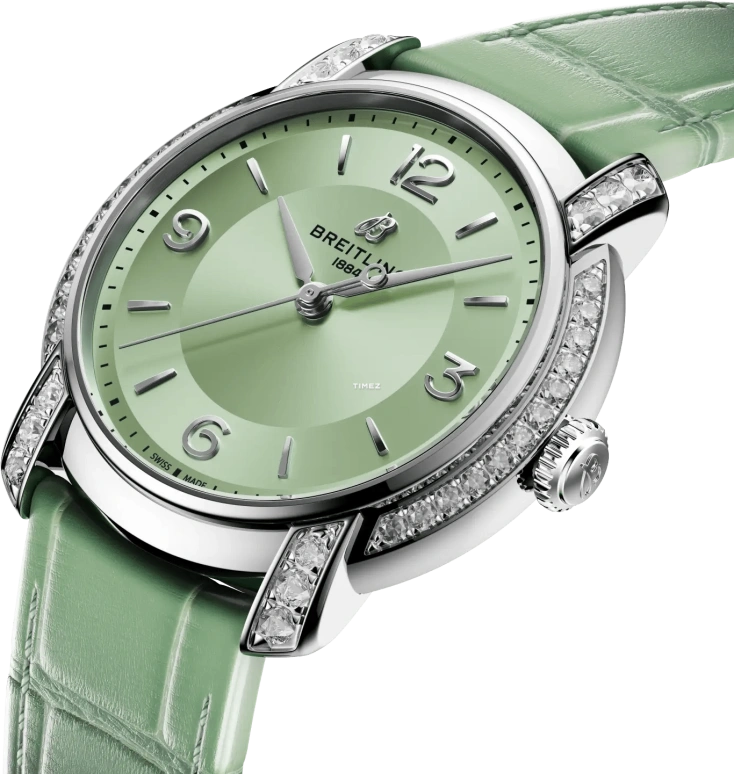 百年灵,璞雅 36毫米,36毫米,精钢,银色,自动上弦,42小时,自制机芯,A10310671L1P1