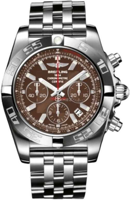 Breitling,Chronomat 44mm,44mm,White Gold,Automatic,Chronograph,Day,Column Wheel,JB011010,JB011010/Q587/377J
