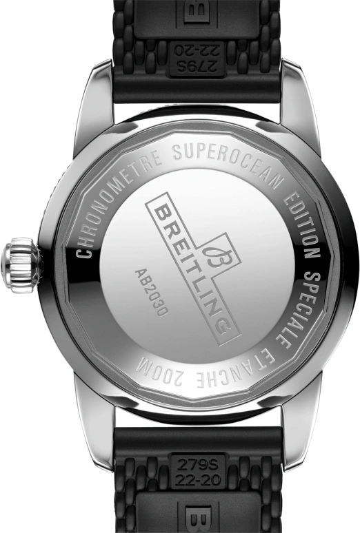 Breitling,Superocean Heritage 44mm,44mm,Stainless Steel,Black,Automatic,Day,70hours,AB2030121B1S1