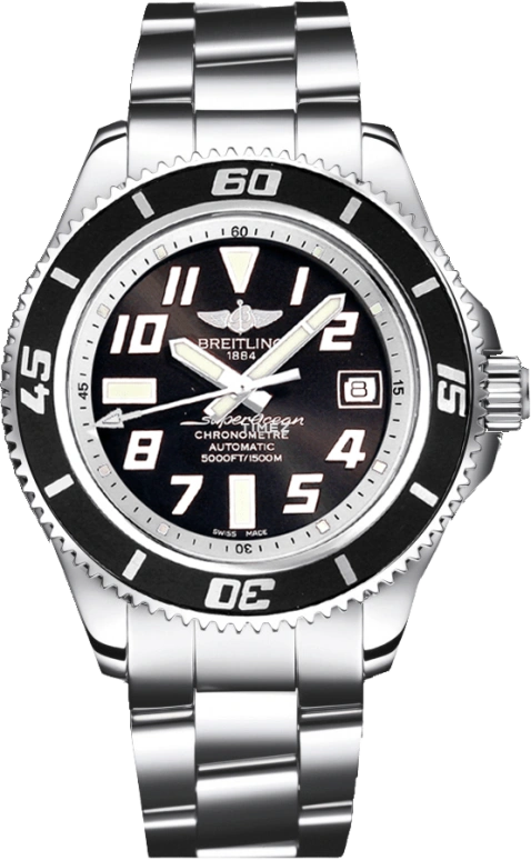 Breitling,Superocean 42mm,42mm,Stainless Steel,Black,Automatic,A1736402,A1736402/BA29/161A