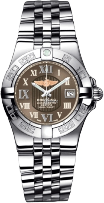 Breitling,Galactic 30mm,30mm,Stainless Steel,Orange,Quartz,Day,26280hours,A71340L2,A71340L2/Q561/368A