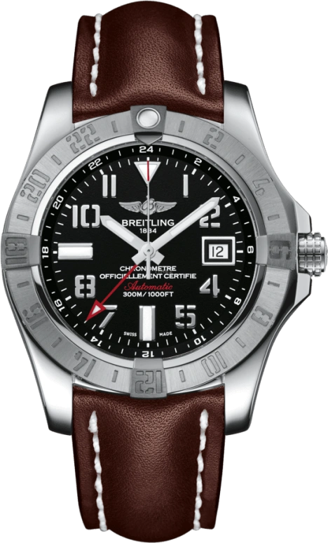 Breitling,Avenger 43mm,43mm,Stainless Steel,Black,Automatic,Date,42hours,A3239011,A3239011/BC34/437X/A20BA.1