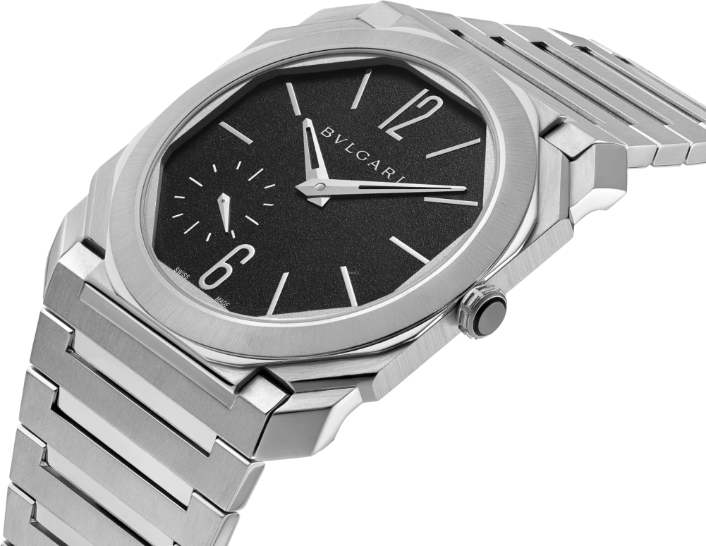 Bulgari,Octo 40mm,40mm,Stainless Steel,Black,Automatic,60hours,In-house Caliber,103297