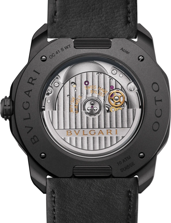 Bulgari,Octo 41mm,41mm,Stainless Steel,Black,Automatic,World Time,42hours,103764