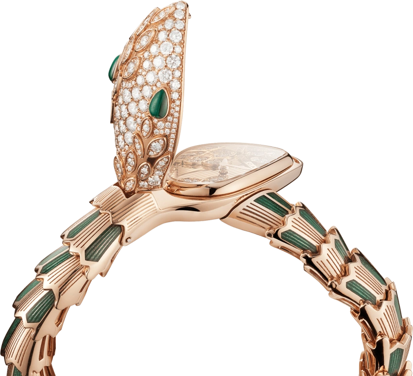 Bulgari,Serpenti 40mm,40mm,Rose Gold,Quartz,26280hours,In-house Caliber,102240